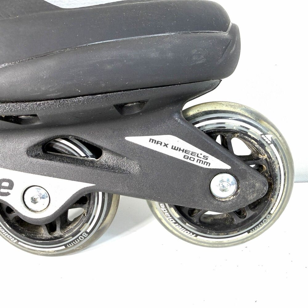 Rollerblade Zetrablade Inline Skates Mens 11 Black Performance Athletic Outdoor - Picture 9 of 10